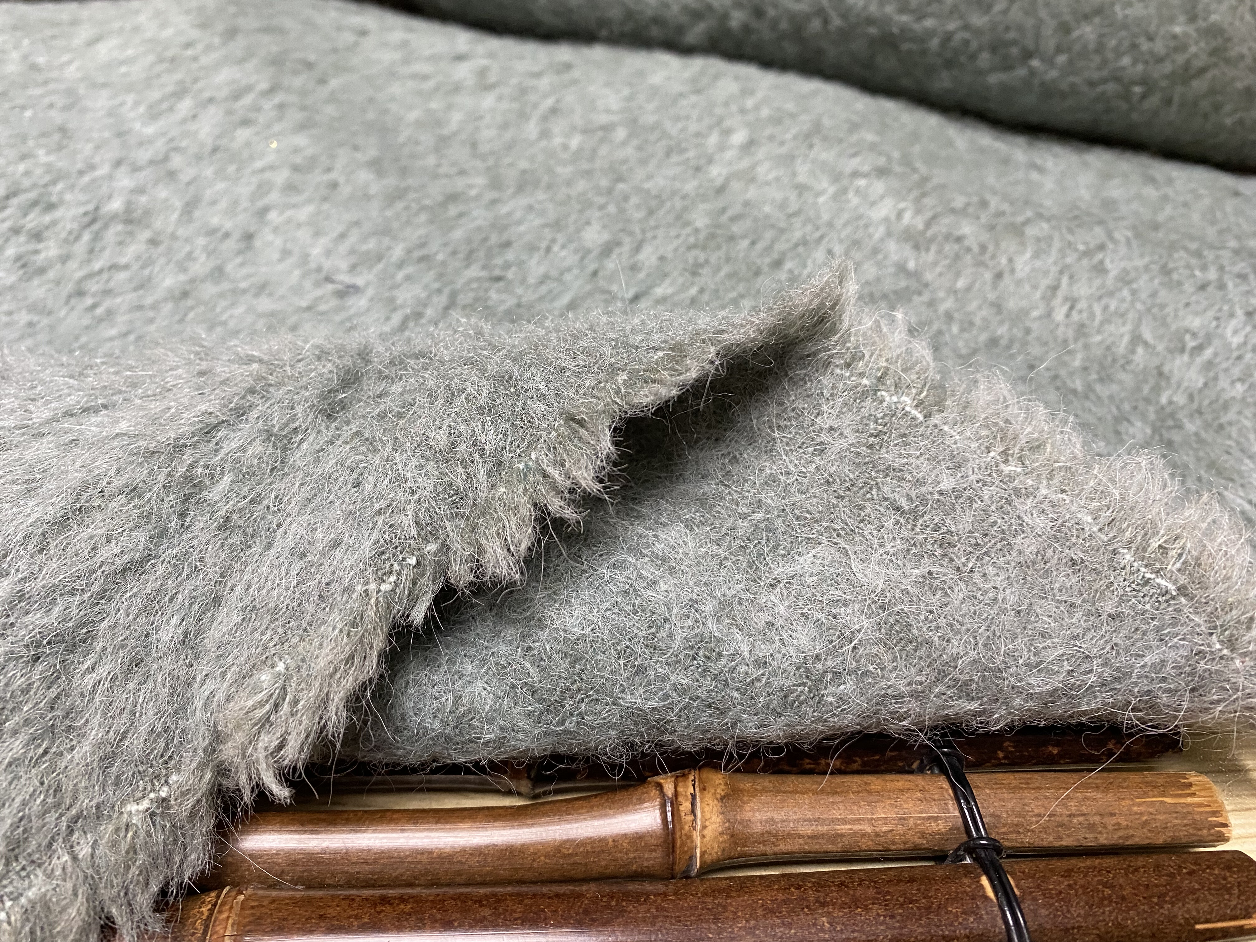 T1124 日本双面羊绒设计师布料1.3米×1.2米