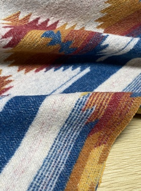 T109休闲时尚提花羊绒设计师布料1.5米乘1.4米