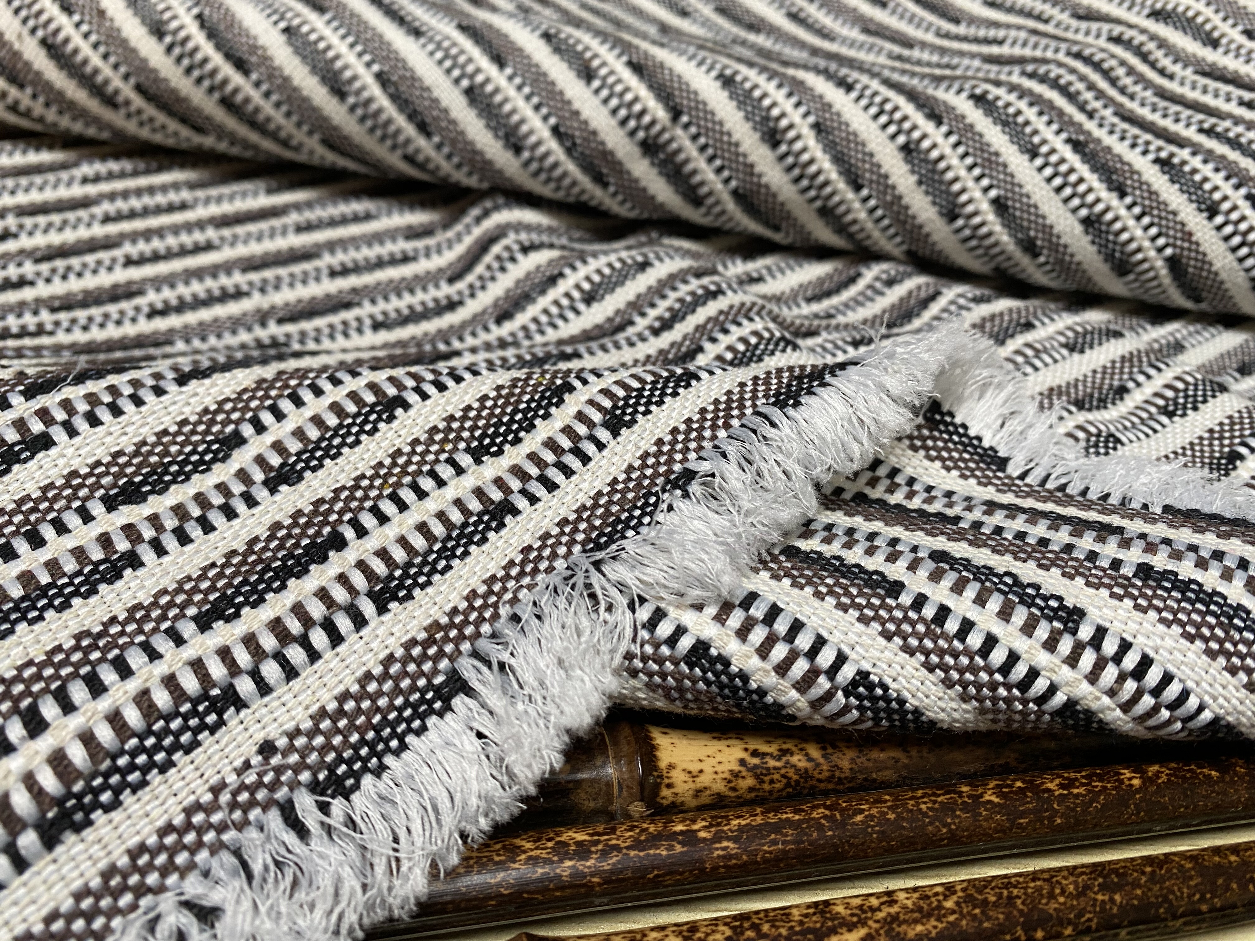 T1117 编织亚麻设计师布料2.2米×1.35米