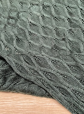 T104针织羊绒设计师布料4米乘1.1米