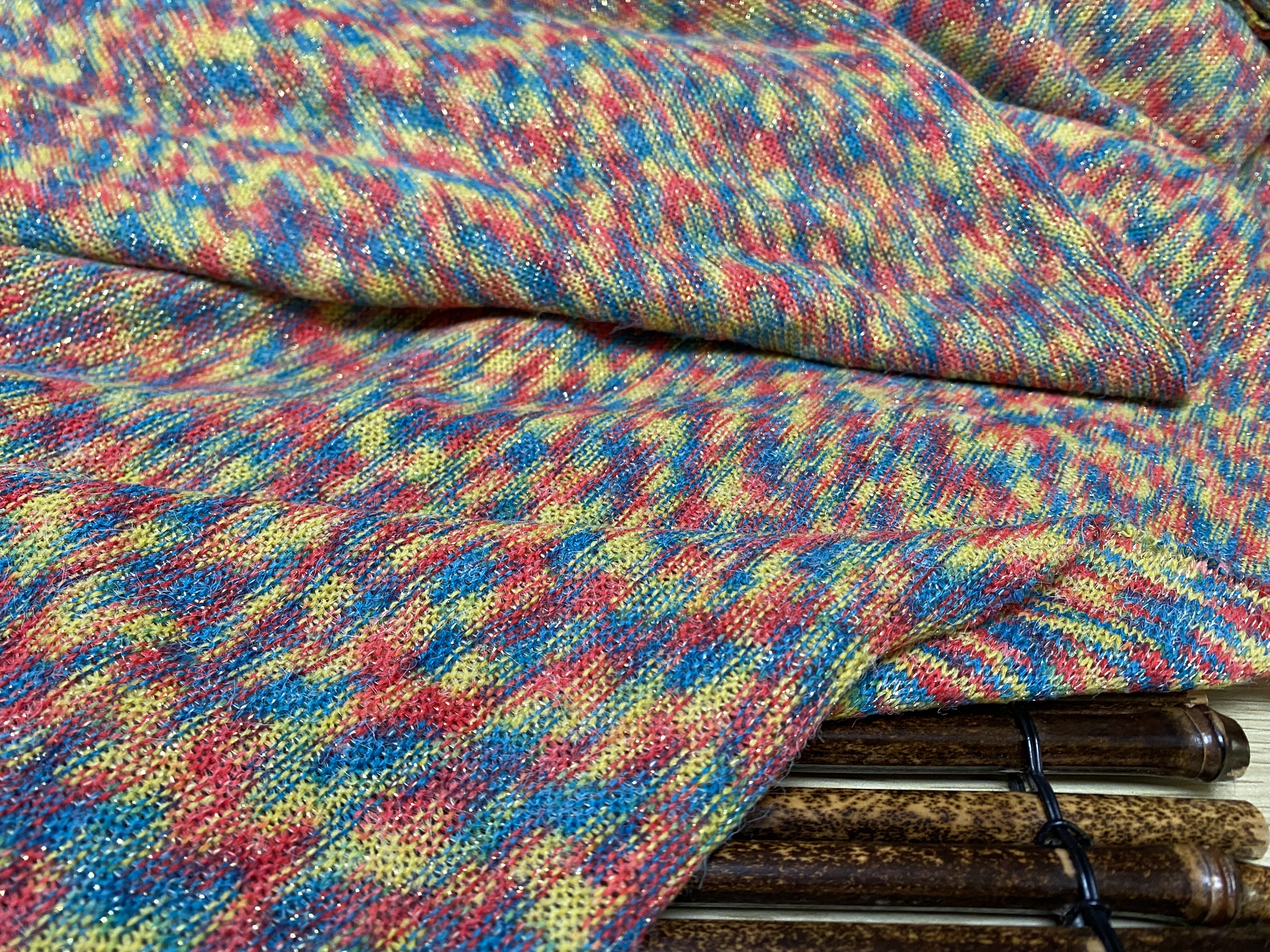 T1128 日本针织设计师布料1.5米×1.4米