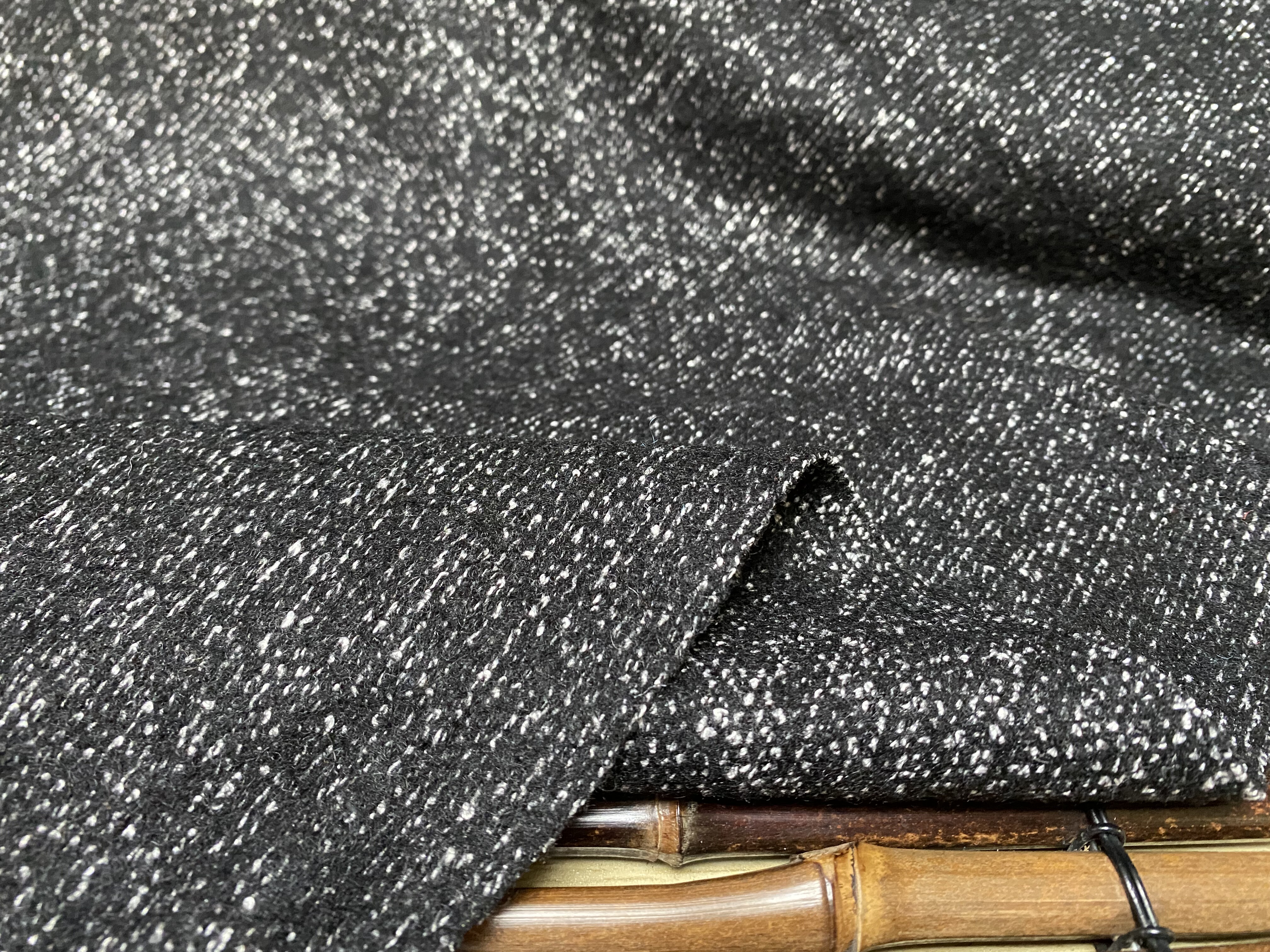 T1124 双面针织羊绒设计师布料3米×1.4米