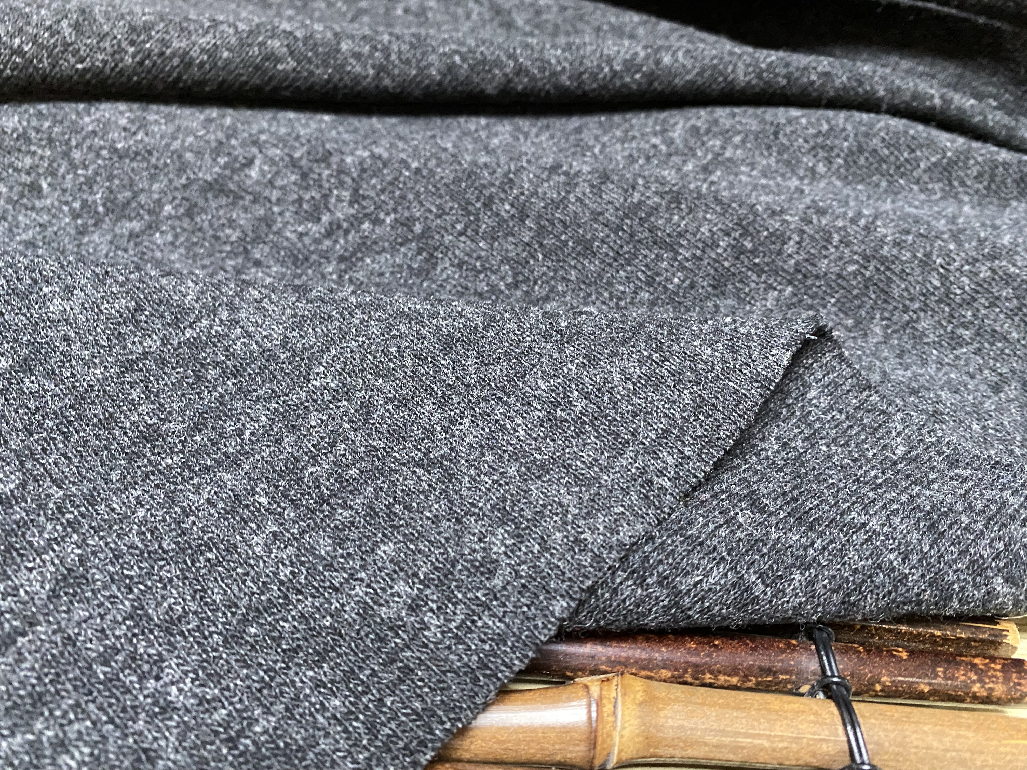 T1125 双面针织羊绒设计师布料3米×1.4米