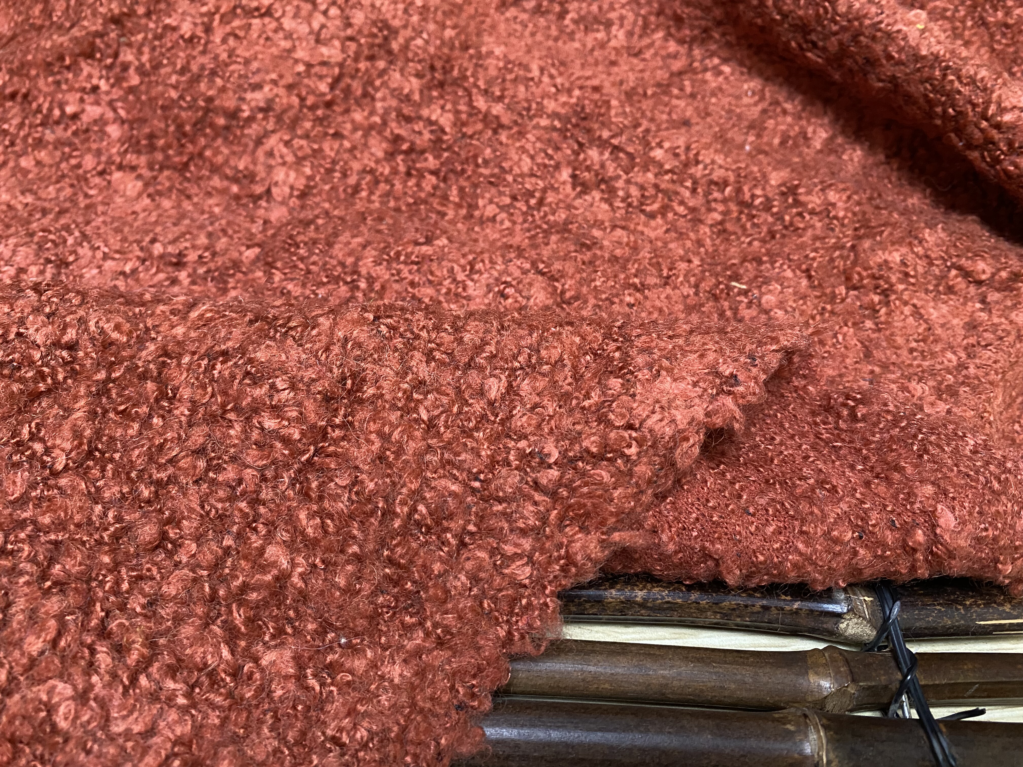 T1130 针织圈圈羊绒设计师布料1.5米乘0.85米