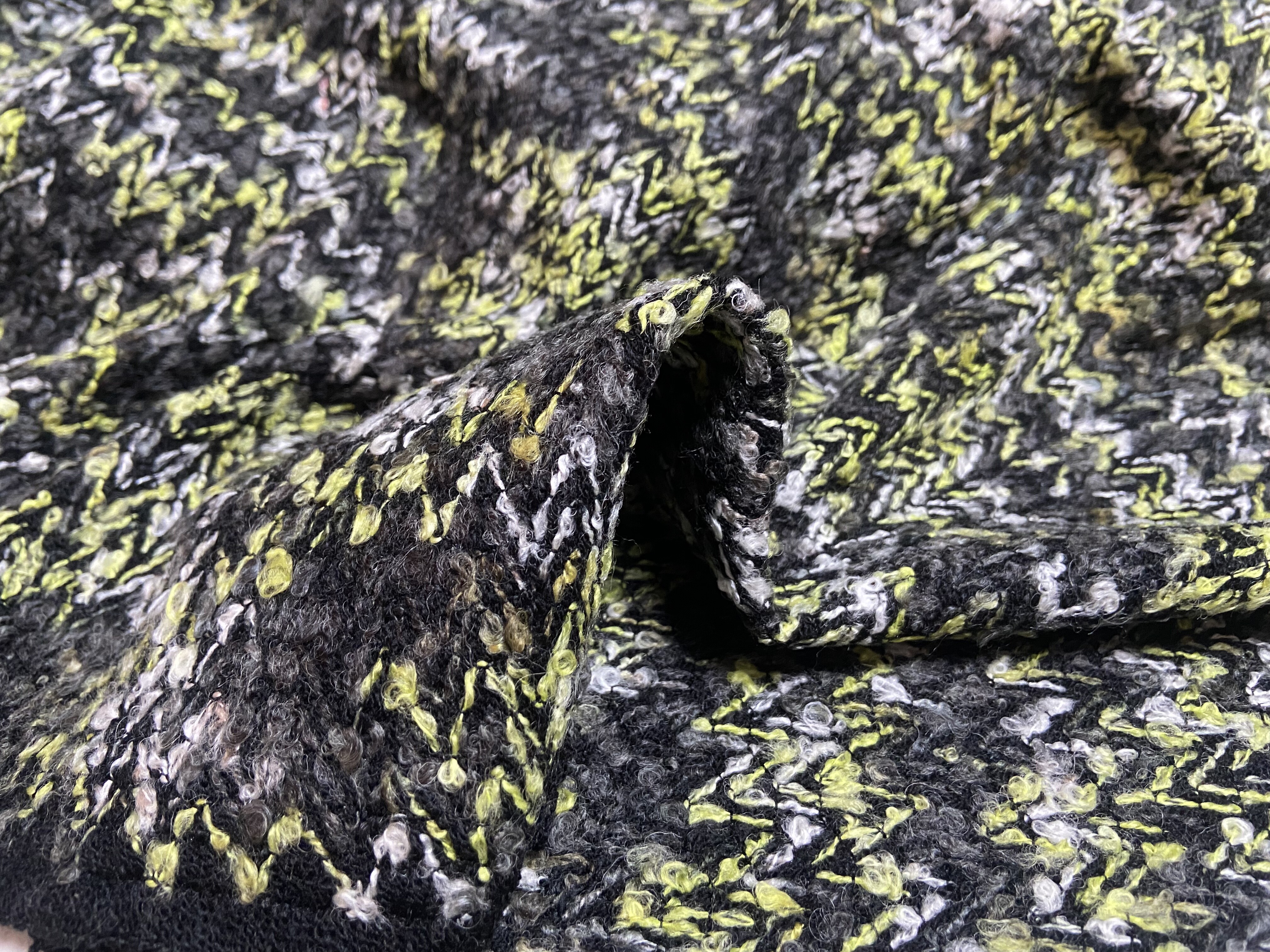 L0123 圈圈小香风针织羊绒设计师布料三米乘1.40,居家布艺,海绵垫/布料/面料/手工diy,淘宝优惠券,粉丝福利购,淘宝优惠卷