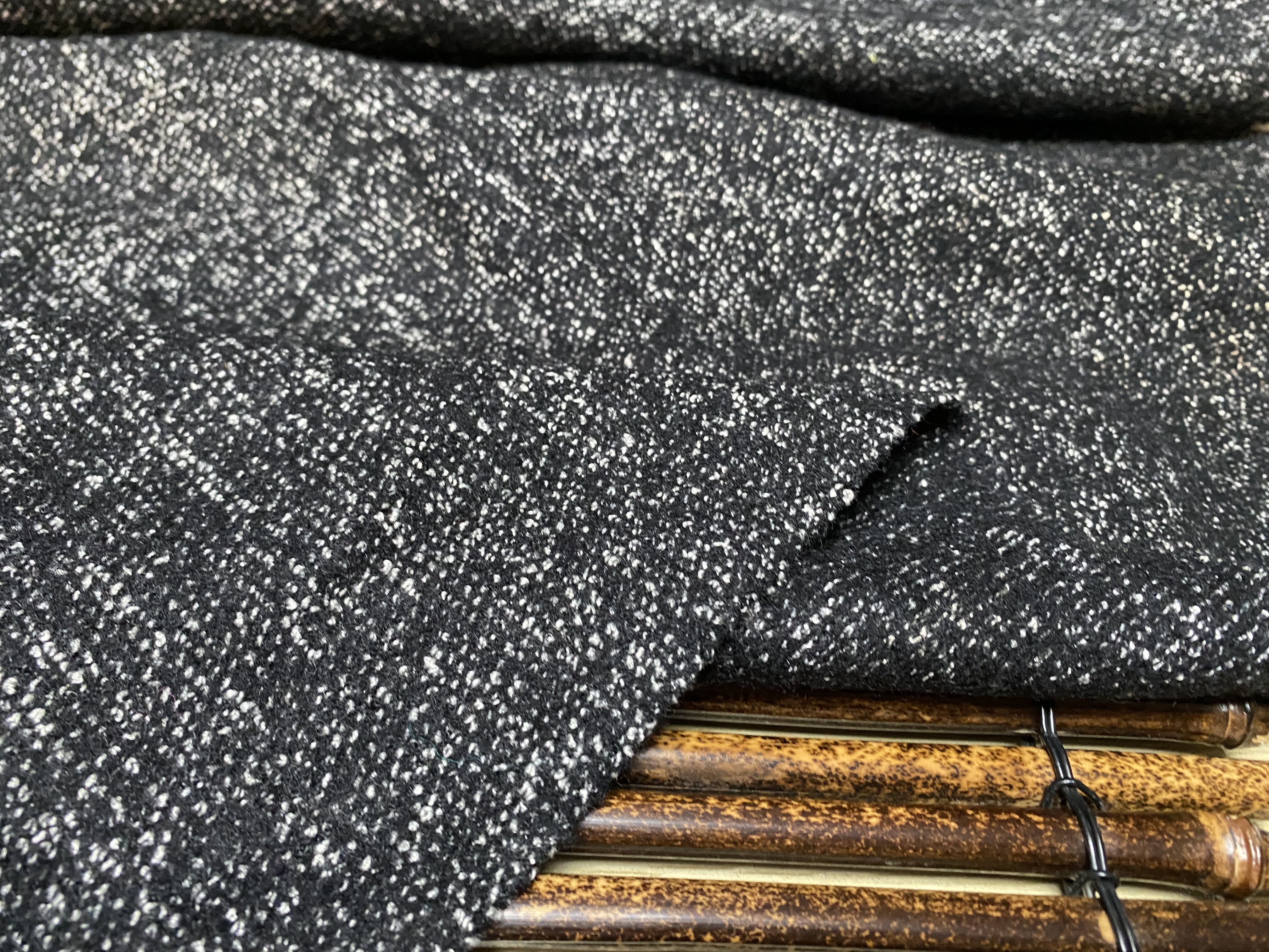 T122 双面针织羊绒设计师布料1.5米×1.4米