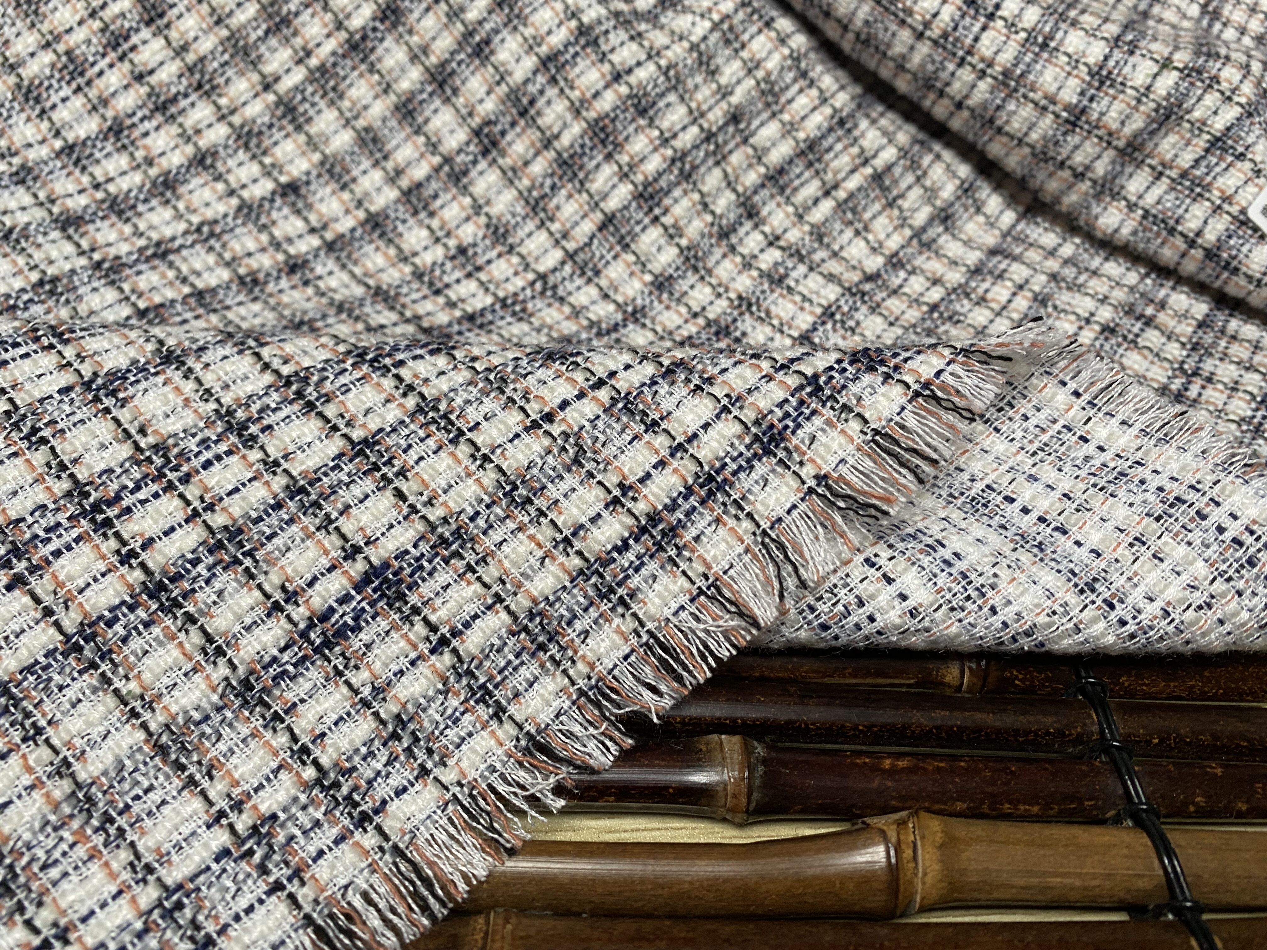 T1119 编织羊绒设计师布料4米×1.5米