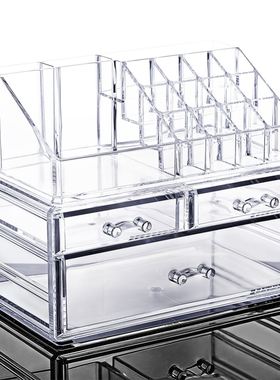 acrylic cosmetic box transparent clear make up organizer