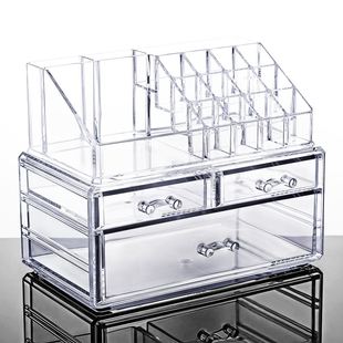transparent box clear make organizer acrylic cosmetic