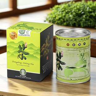 台湾高山乌龙茶叶鹿谷乡农会分级冻顶乌龙茶梅兰竹级中火醇香回甘