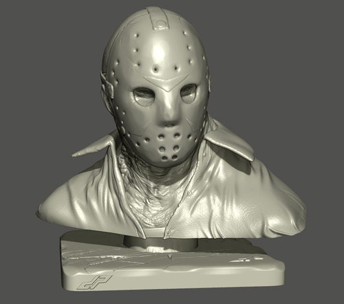 3d打印图纸模型素材手办杰森沃赫斯胸像stl高精雕刻圆雕图F1636