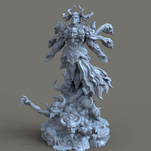 3d打印图纸模型素材暗黑破坏神贝里艾尔STL摆件立体圆雕图F3272