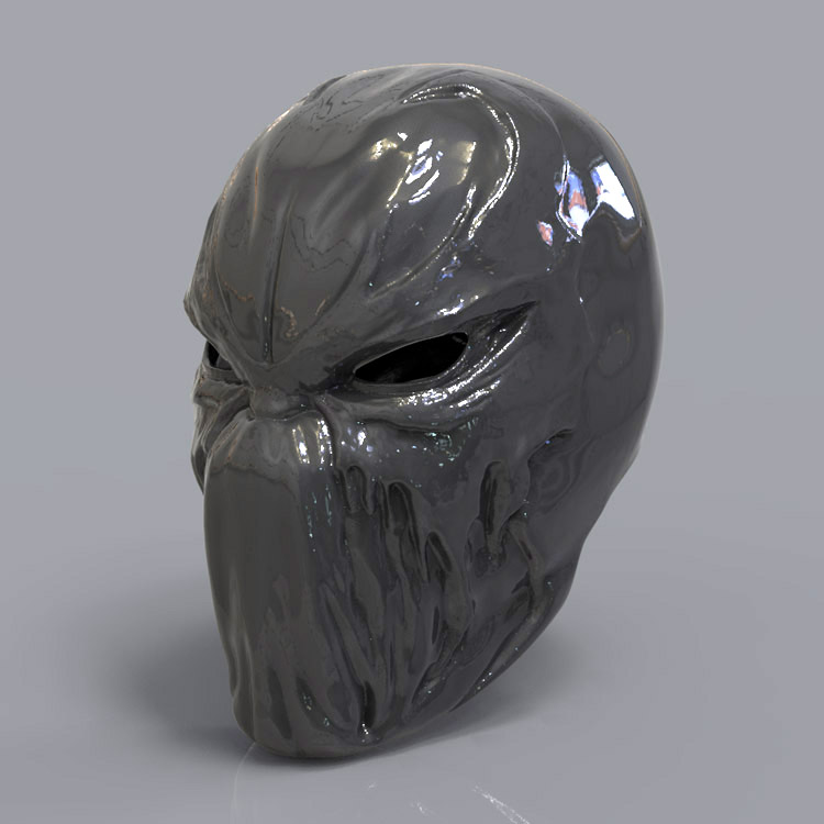 3d打印图纸模型素材文件再生侠STL可穿戴头盔F2213