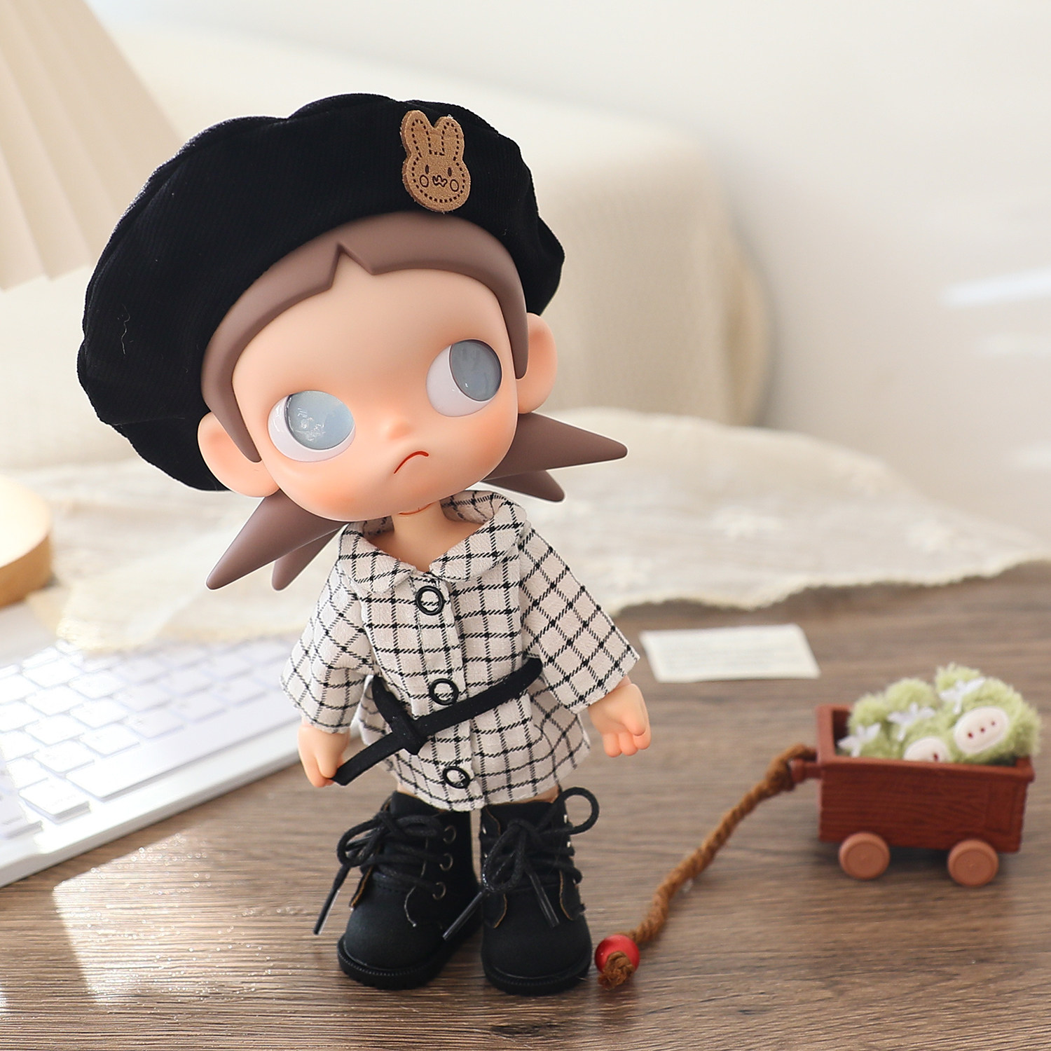 仅衣服】Zsiga1/8向往之处可动人偶嘎子姐衣服格子长衫腰带帽子服,模玩/动漫/周边/娃圈三坑/桌游,BJD娃衣,淘宝优惠券,粉丝福利购,淘宝优惠卷