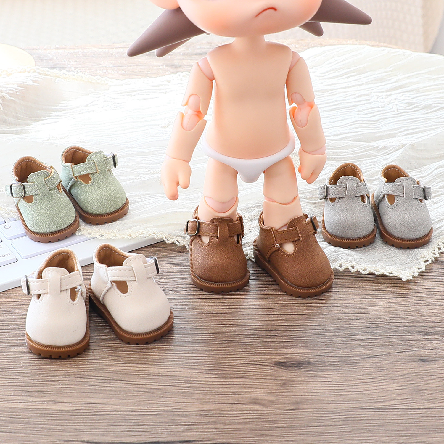 20CMzsiga系带皮鞋可动人偶向往之处bjd玩偶鞋1/8嘎子姐换装鞋子,玩具/童车/益智/积木/模型,娃娃/配件/着替,淘宝优惠券,粉丝福利购,淘宝优惠卷