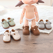 可动人偶向往之处bjd玩偶鞋 8嘎子姐换装 20CMzsiga系带皮鞋 鞋 子