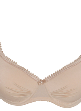 华宝莉2007性感文胸拢聚有钢圈舒适透气简约中厚AB杯 双排扣 包邮