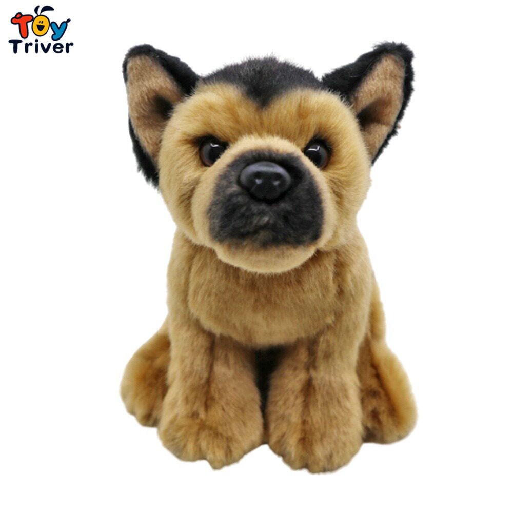 仿真毛绒德国牧羊犬狗毛绒玩具公仔玩偶布娃娃男女孩儿童礼物摆件