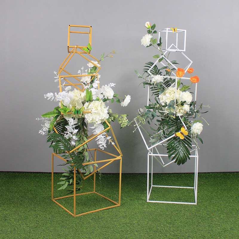 originality Wedding celebration prop Iron art Geometry travel permit Box Insert flower wedding stage decorate prop Showcase arrangementin the Festive supplies/Gift , Wedding Themes/Props , Wedding silk flower  category - from Buy2taobao.com to provide professional Taobao agent buy service