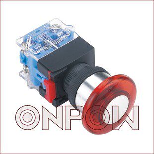 LAS0-K-11MA 11ZMA ONPOW中国红波LAS0-K系列A型带灯蘑菇钮