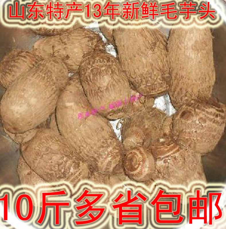 包邮山东农产品新鲜芋头芋艿槟榔