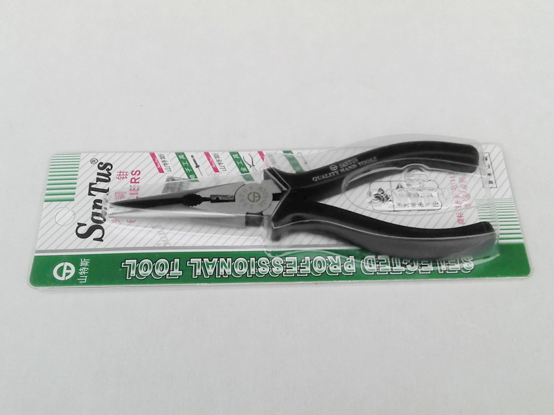 正品 山特斯SANTUS 6寸精钢 尖嘴钳 尖咀钳 ST-602H
