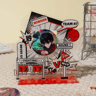 追风少年吧唧谷美场景立牌学生手工58mm-78mm吧唧透明亚克力diy