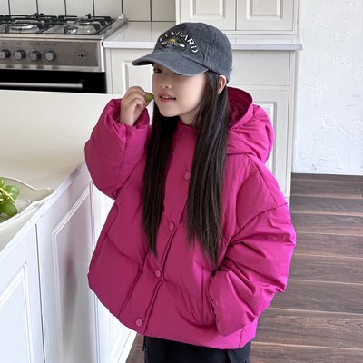 儿童羽绒服男童女童中大童