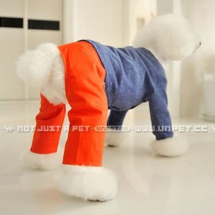 泰迪宠物 装 新品 贵宾狗衣服Unpet宝眷春季 休闲服四色西装 骚裤