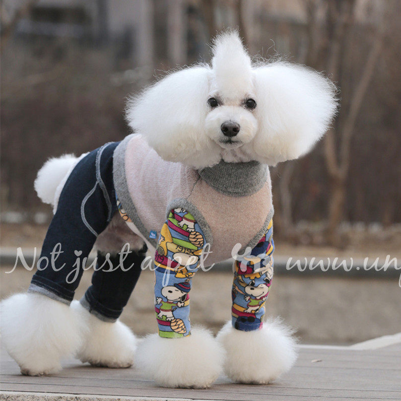 宝眷新品宠物服饰 狗狗马甲猫狗羊毛撞色泰迪比熊绒背心毛衣