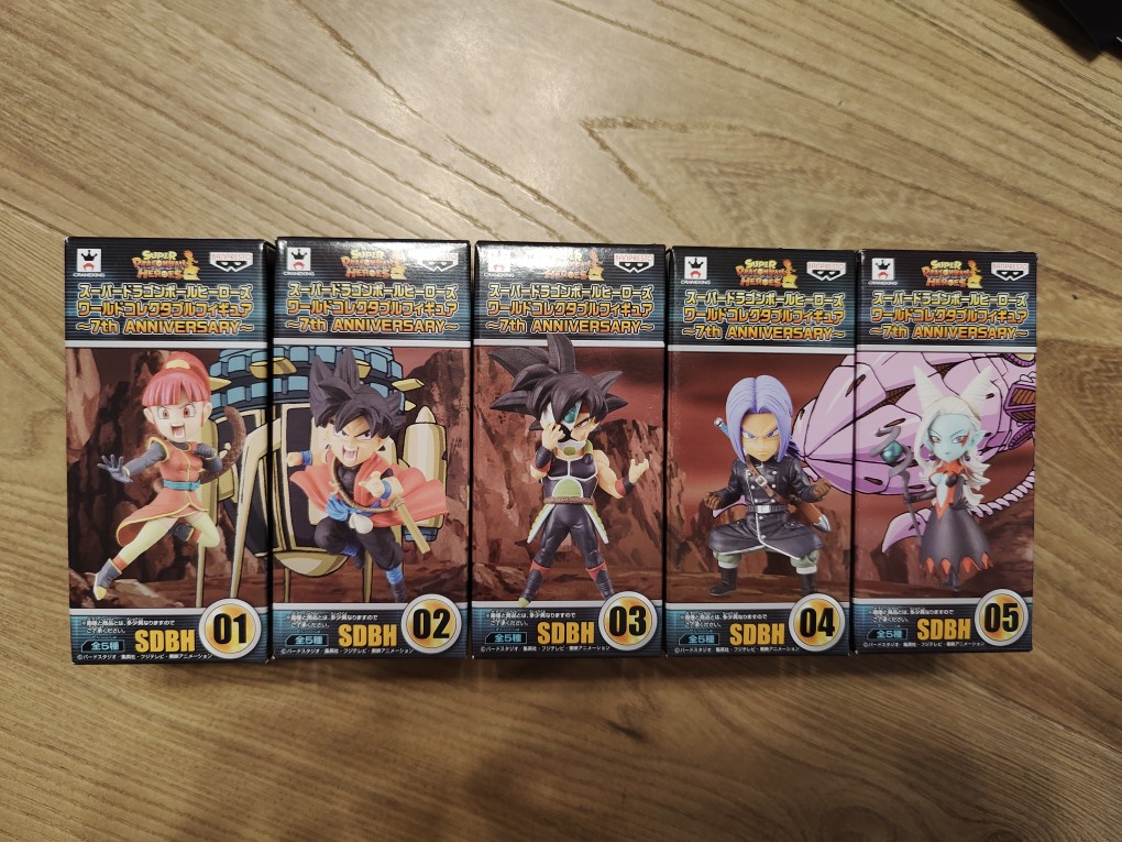 龙珠wcf手办 眼镜厂正版  全新未拆 七龙珠手办 超级英雄时空巡警