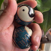 保健球健身球铁球生日礼物特产八卦送老人 礼品保健健身器材家用