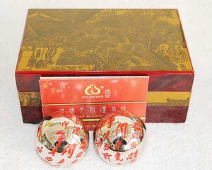 保定铁球钛金雕刻球中老年健身中秋礼品保健球清明上河图盒送外宾