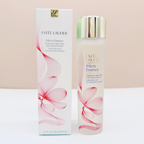 二代雅诗兰黛樱花水原生液100/200ml 收毛孔去闭口提亮微精华水