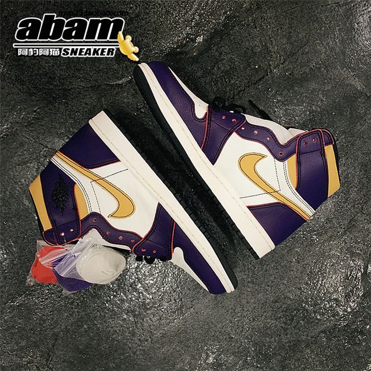 酷动城 airjordanxdunksbaj1湖人刮刮乐高帮篮球鞋cd6578-006-507