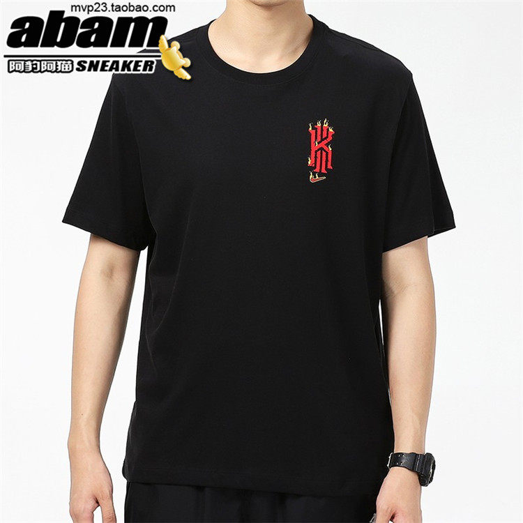 现货 nike/耐克 dri-fit 欧文男子透气速干短袖t恤dj1567-010-100