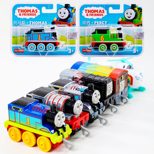 托马斯合金小火车培西卡娜妮娅迪塞尔中型挂钩火车头手动男孩玩具