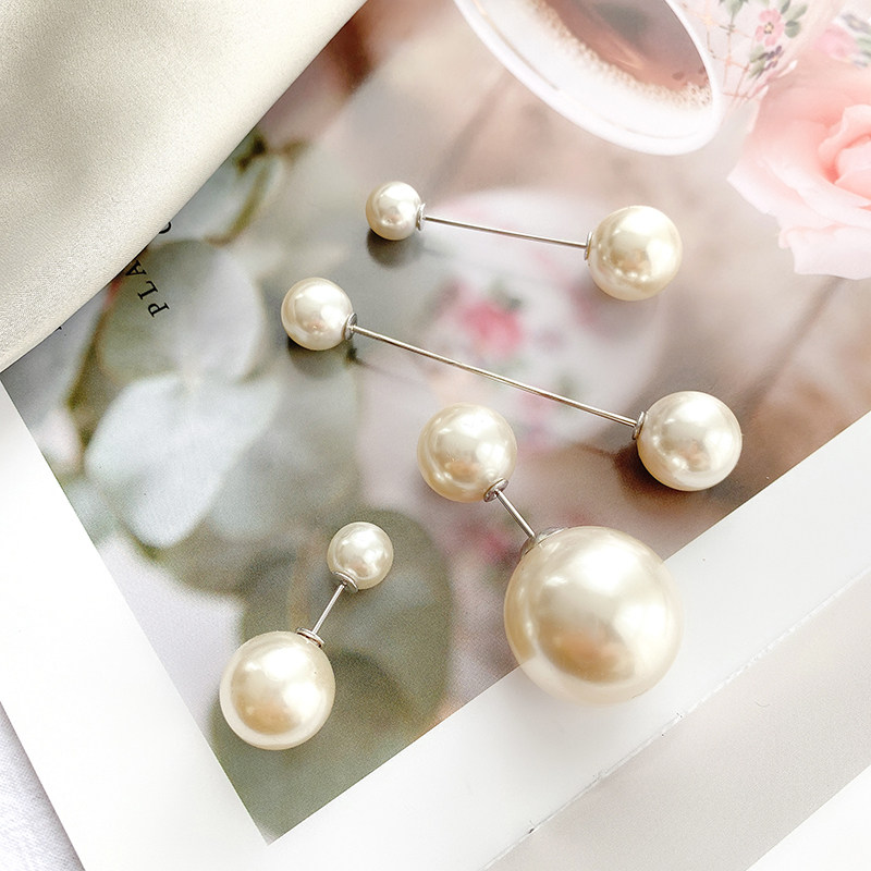 브로치 노출 방지 버클 진주 귀여운 일본 유행 성격 스웨터 카디건 여성을위한 고정 칼라 핀 장식