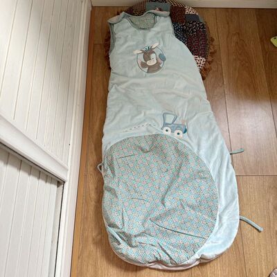 童防踢被无袖夹棉睡被