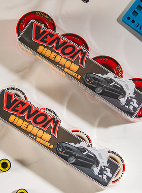 进口Venom长板专业轮 slde show系列速降高速滑行65 70mm滑板轮子