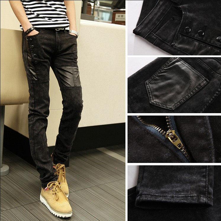 Pantalon cuir homme pour adolescent - Ref 1480766 Image 1