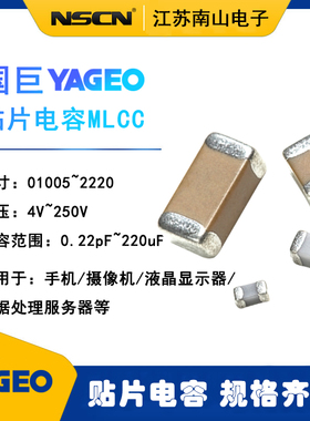 CC0402KRX7R7BB223 0402贴片电容 YAGEO国巨 22NF 10% 16V X7R每K