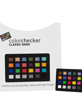 Calibrite ColorChecker Classic Nano 24色微距色卡