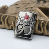 2022年度黑冰盔甲90周年49867美版 ZIPPO打火机 限量6000 正品 原装