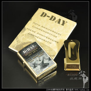 ZIPPO芝宝 打火机正版限量7000美版收藏 诺曼底登陆70周年D-DAY