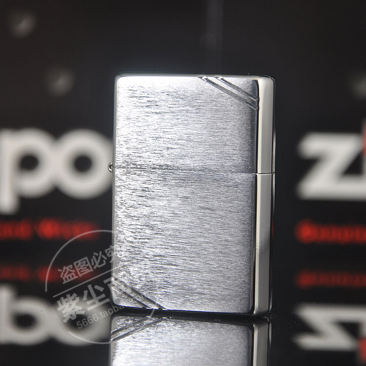 正品ZIPPO打火机1937复刻美版 古典沙子切角拉丝230 送男友礼物