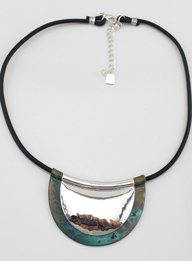 欧美殿堂级绿色金属项链