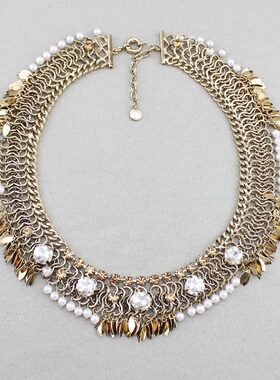 小众设计夸张宝石冷淡风吊坠项链