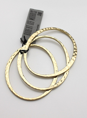 殿堂级品牌Robert Lee Morris 三件套机理  手镯