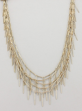 欧美复古夸张多层冷淡风吊坠项链